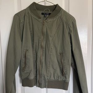 Army Green Bomber Jacket